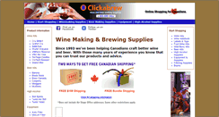 Desktop Screenshot of clickabrew.ca