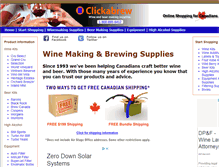 Tablet Screenshot of clickabrew.ca